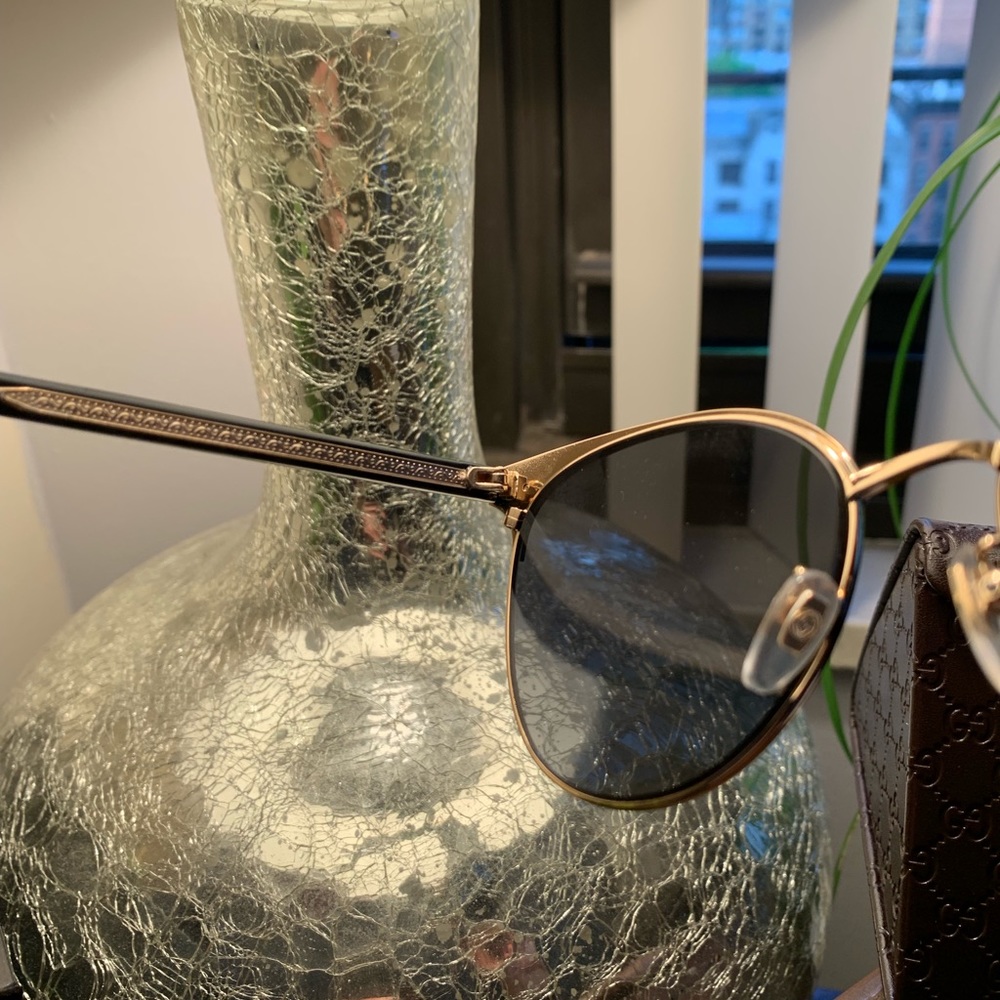 ⛔️SOLD⛔️Authentic Gucci 58 UNISEX Acetate/Metal - Picture 7 of 8